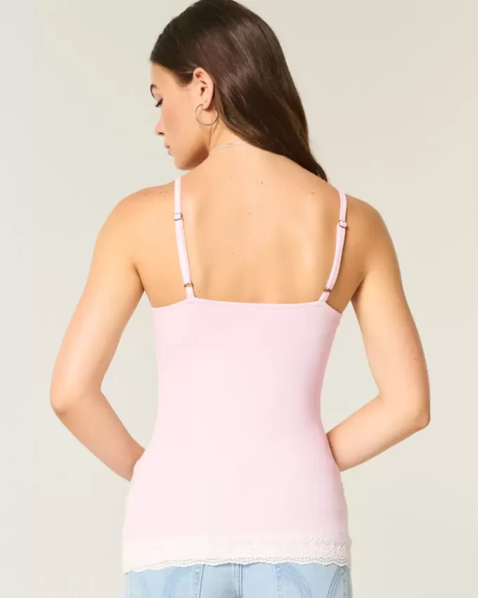 Camisole mit Spitzenbesatz Camisole mit Spitzenbesatz