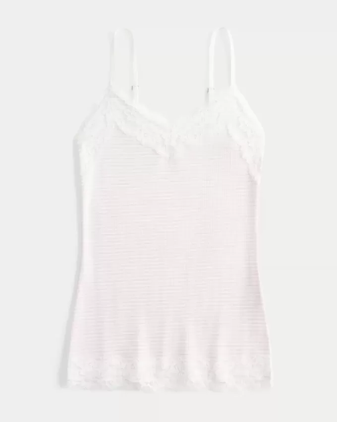 Camisole mit Spitzenbesatz Camisole mit Spitzenbesatz