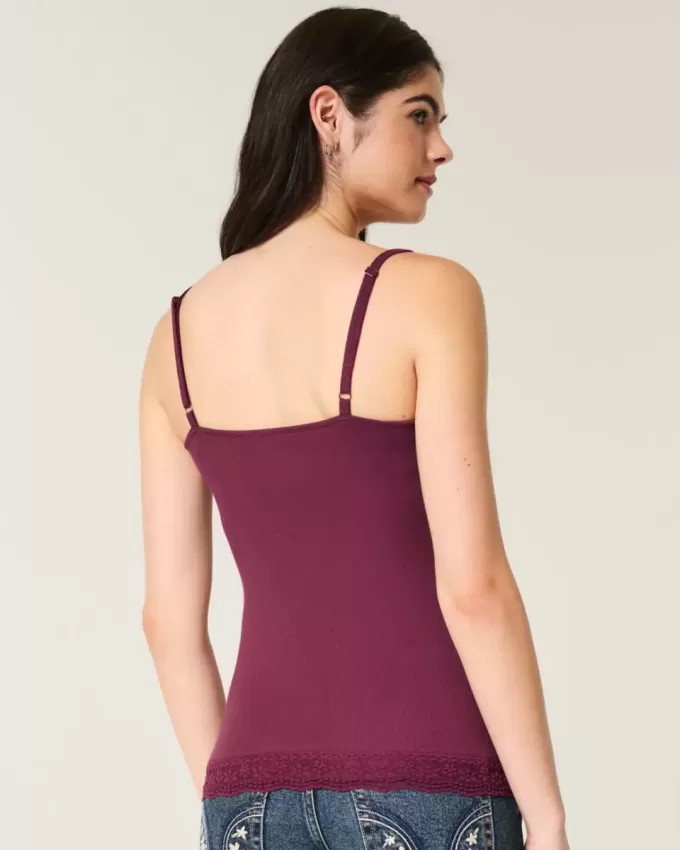 Camisole mit Spitzenbesatz Camisole mit Spitzenbesatz