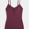 Camisole mit Spitzenbesatz Camisole mit Spitzenbesatz