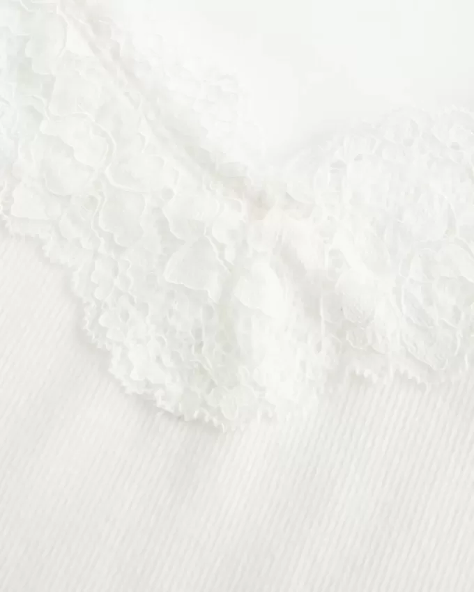Camisole mit Spitzenbesatz Camisole mit Spitzenbesatz