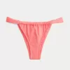Cheekiest-Bikinihose aus Jacquard mit schmalen Trägern