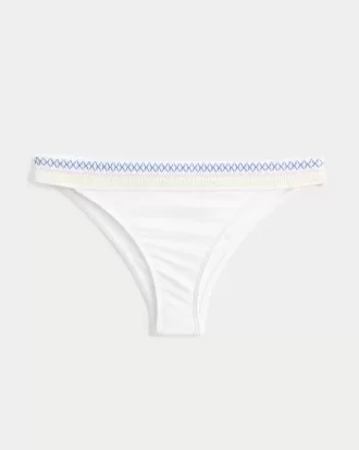 Cheekiest Bikinihose mit gesmokter Taille und hohem Beinausschnitt
