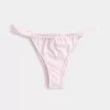 Cheekiest-Bikinihose mit hohem Beinausschnitt und breiten Trägern