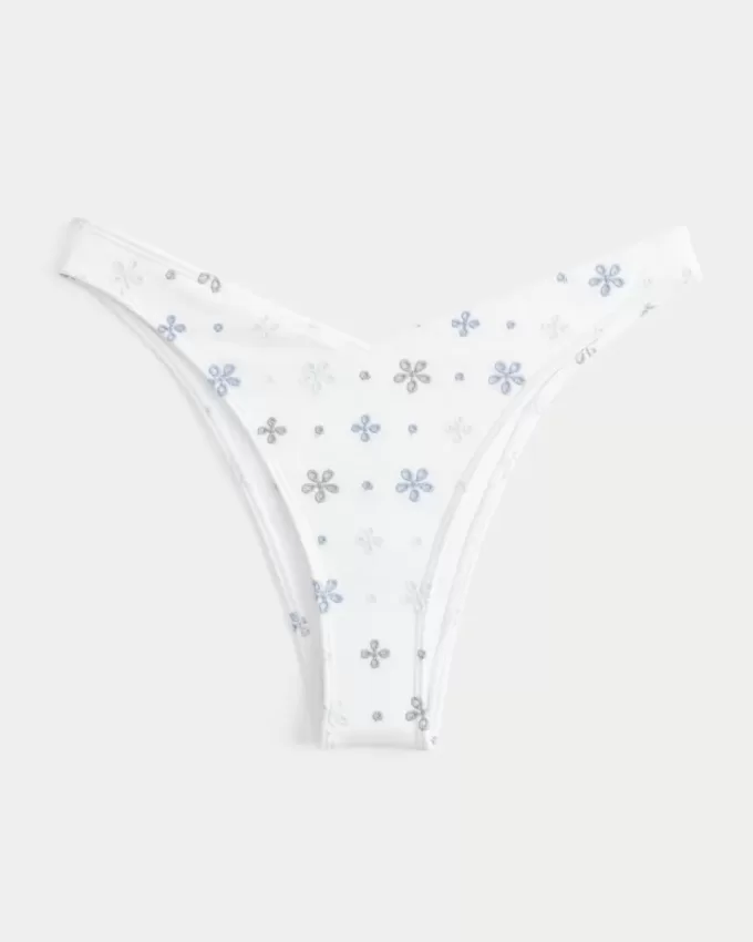 Cheekiest Bikinihose mit hohem Beinausschnitt und Ösen Cheekiest Bikinihose mit hohem Beinausschnitt und Ösen