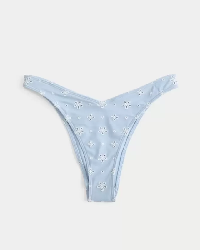 Cheekiest Bikinihose mit hohem Beinausschnitt und Ösen Cheekiest Bikinihose mit hohem Beinausschnitt und Ösen