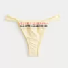 Cheekiest Bikinihose mit hohem Beinausschnitt und Stickerei an den Seiten Cheekiest Bikinihose mit hohem Beinausschnitt und Stickerei an den Seiten