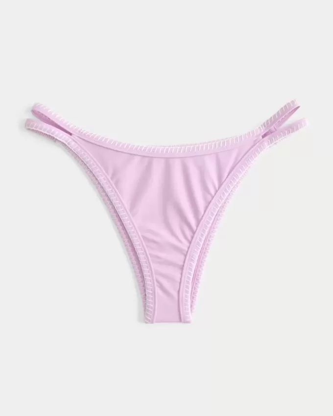 Cheekiest Bikinihose mit Riemchendesign und hohem Beinausschnitt Cheekiest Bikinihose mit Riemchendesign und hohem Beinausschnitt
