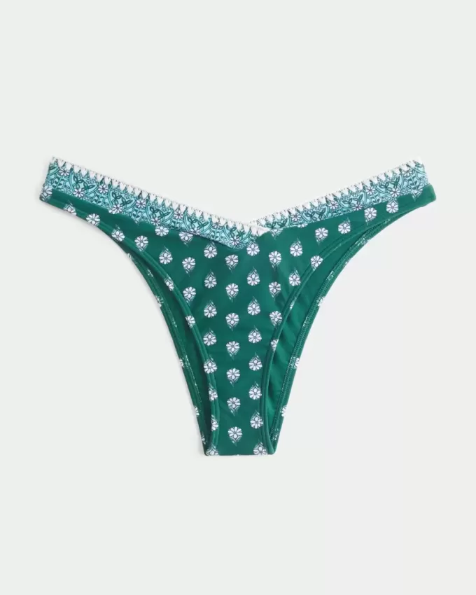 Cheekiest Bikinihose mit V-Taille und hohem Beinausschnitt