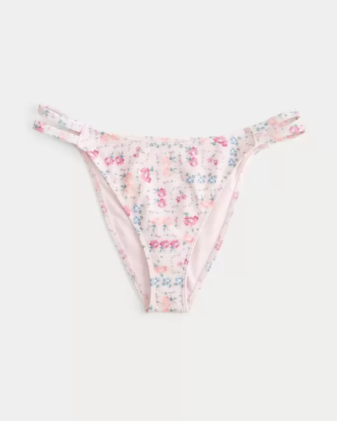 Cheeky-Bikinihose mit Doppelträgern Cheeky-Bikinihose mit Doppelträgern