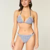 Cheeky-Bikinihose mit Häkelbesatz und Doppelträgern Cheeky-Bikinihose mit Häkelbesatz und Doppelträgern