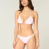 Cheeky-Bikinihose mit Häkelbesatz und Doppelträgern Cheeky-Bikinihose mit Häkelbesatz und Doppelträgern