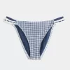 Cheeky-Bikinihose mit Häkelbesatz und Doppelträgern Cheeky-Bikinihose mit Häkelbesatz und Doppelträgern