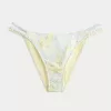 Cheeky-Bikinihose mit hohem Beinausschnitt und gemischtem Häkelmuster Cheeky-Bikinihose mit hohem Beinausschnitt und gemischtem Häkelmuster