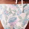 Cheeky-Bikinihose mit hohem Beinausschnitt und gemischtem Häkelmuster Cheeky-Bikinihose mit hohem Beinausschnitt und gemischtem Häkelmuster