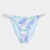 Cheeky-Bikinihose mit hohem Beinausschnitt und gemischtem Häkelmuster Cheeky-Bikinihose mit hohem Beinausschnitt und gemischtem Häkelmuster