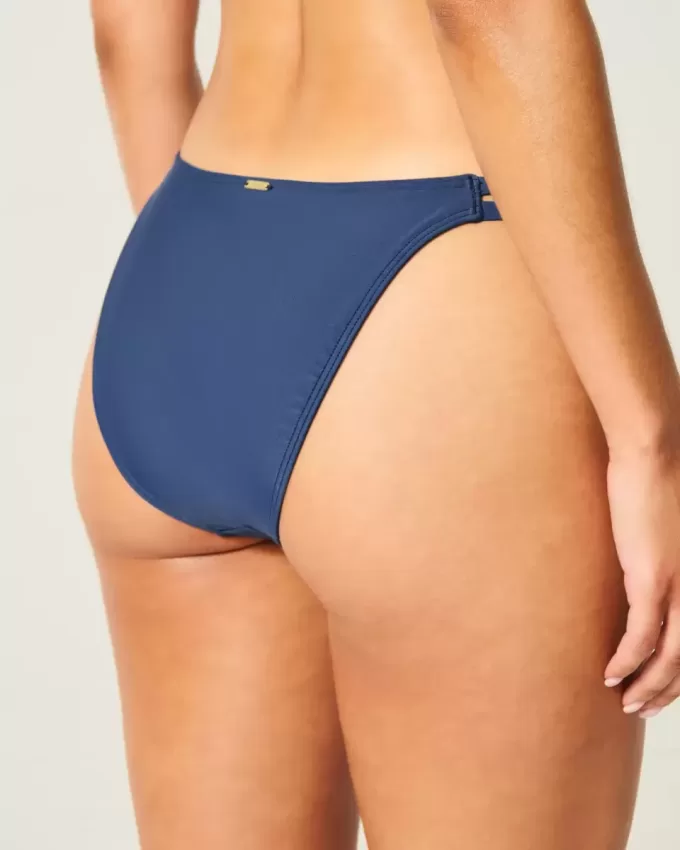Cheeky-Bikinihose mit Perlen und Doppelträgern Cheeky-Bikinihose mit Perlen und Doppelträgern