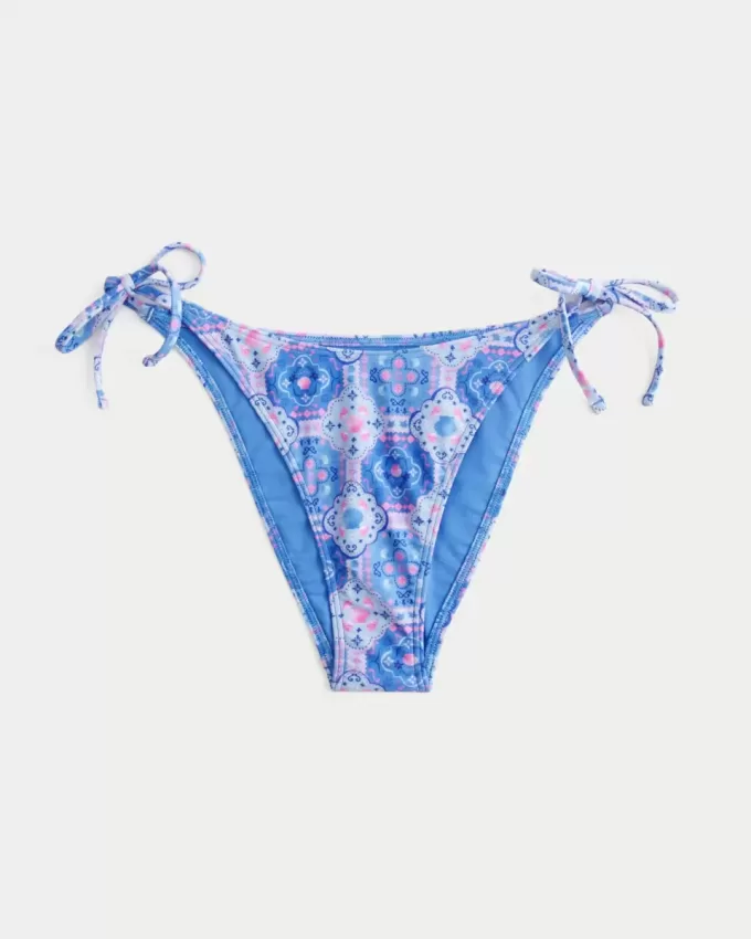 Cheeky-Bikinihose mit seitlicher Schnürung Cheeky-Bikinihose mit seitlicher Schnürung