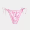 Cheeky-Bikinihose mit seitlicher Schnürung Cheeky-Bikinihose mit seitlicher Schnürung