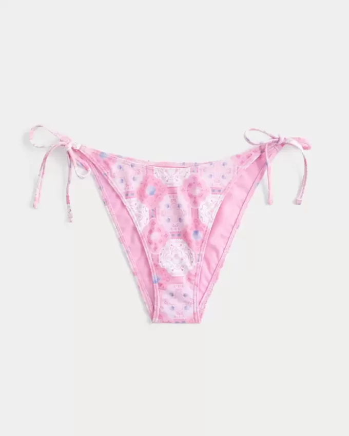 Cheeky-Bikinihose mit seitlicher Schnürung Cheeky-Bikinihose mit seitlicher Schnürung