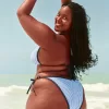 Cheeky-Bikinihose mit seitlicher Schnürung Cheeky-Bikinihose mit seitlicher Schnürung