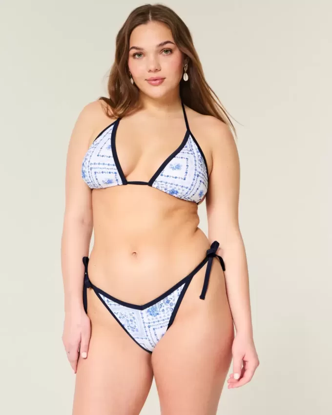 Cheeky-Bikinihose mit seitlicher Schnürung Cheeky-Bikinihose mit seitlicher Schnürung