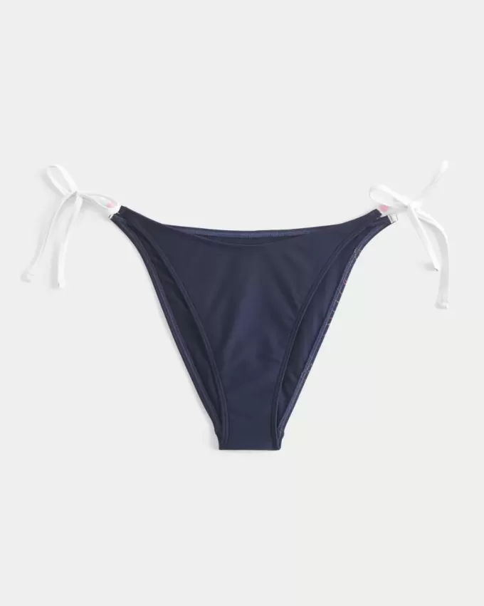 Cheeky-Bikinihose mit seitlicher Schnürung Cheeky-Bikinihose mit seitlicher Schnürung