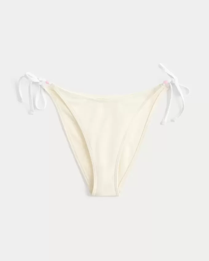 Cheeky-Bikinihose mit seitlicher Schnürung Cheeky-Bikinihose mit seitlicher Schnürung
