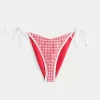 Cheeky-Bikinihose mit seitlicher Schnürung Cheeky-Bikinihose mit seitlicher Schnürung