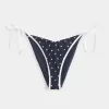 Cheeky-Bikinihose mit seitlicher Schnürung Cheeky-Bikinihose mit seitlicher Schnürung