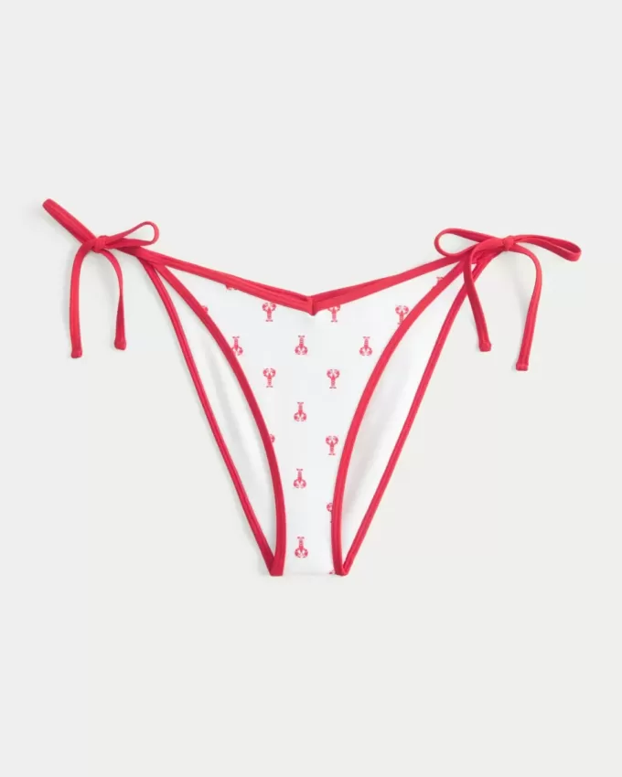 Cheeky-Bikinihose mit seitlicher Schnürung Cheeky-Bikinihose mit seitlicher Schnürung