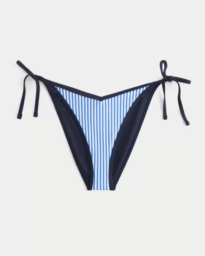 Cheeky-Bikinihose mit seitlicher Schnürung Cheeky-Bikinihose mit seitlicher Schnürung