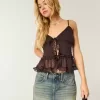 Chiffon-Camisole mit Rüschen Chiffon-Camisole mit Rüschen
