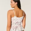Chiffon-Camisole mit Rüschen Chiffon-Camisole mit Rüschen