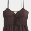Chiffon-Camisole mit Rüschen Chiffon-Camisole mit Rüschen