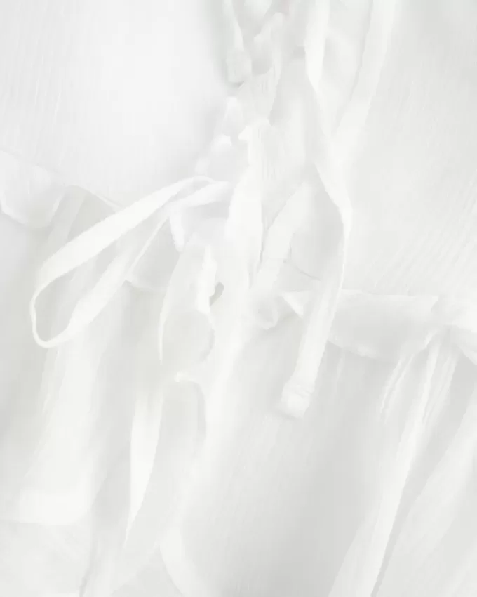 Chiffon-Camisole mit Rüschen Chiffon-Camisole mit Rüschen
