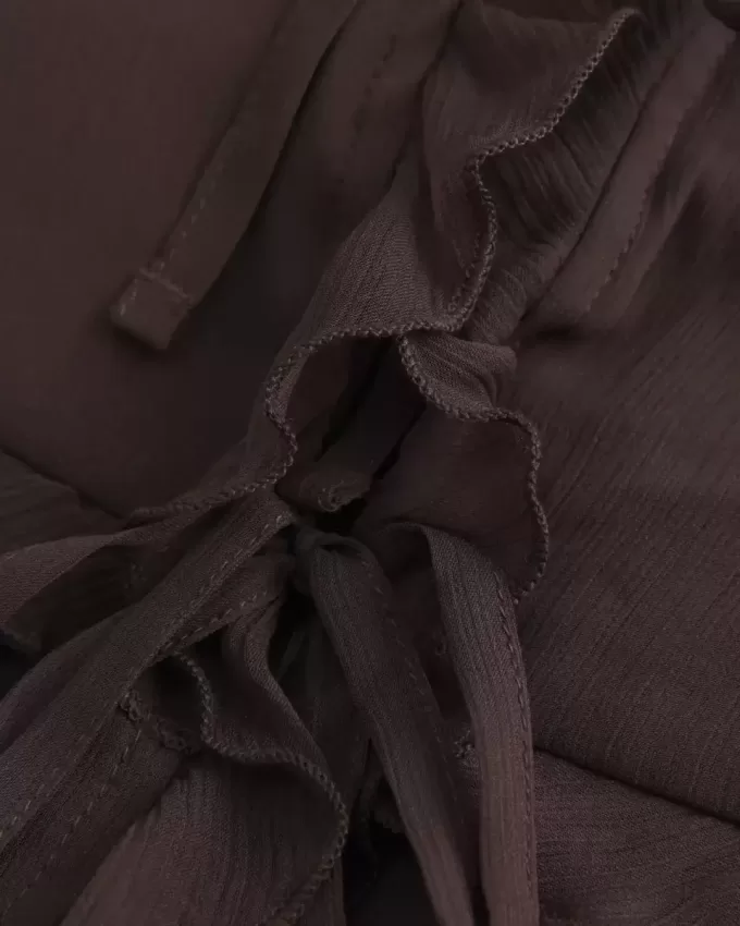 Chiffon-Camisole mit Rüschen Chiffon-Camisole mit Rüschen
