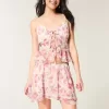 Chiffon-Minirock mit asymmetrischem Saum Chiffon-Minirock mit asymmetrischem Saum