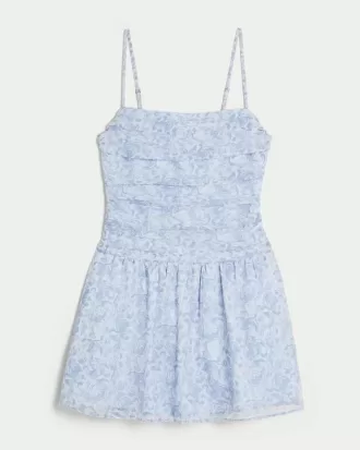 Chiffon-Skortkleid
