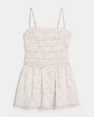 Chiffon-Skortkleid