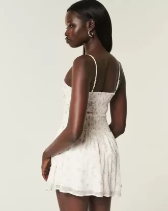 Chiffon-Skortkleid