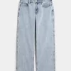 Curvy Baggy-Jeans mit mittlerer Leibhöhe und mittlerer Waschung