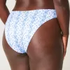 Curvy High-Leg High-Waist Gerippte Cheeky-Bikinihose Curvy High-Leg High-Waist Gerippte Cheeky-Bikinihose