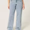 Curvy High-Rise Baggy-Jeans in mittlerer Waschung