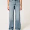 Curvy High-Rise Baggy-Jeans in mittlerer Waschung Curvy High-Rise Baggy-Jeans in mittlerer Waschung