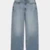 Curvy High-Rise Baggy-Jeans in mittlerer Waschung Curvy High-Rise Baggy-Jeans in mittlerer Waschung
