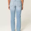 Curvy High-Rise Distressed Light Wash Straight Jeans Curvy High-Rise Distressed Light Wash Straight Jeans