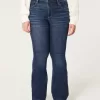 Curvy High-Rise Flare Jeans in dunkler Waschung Curvy High-Rise Flare Jeans in dunkler Waschung