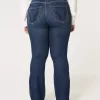 Curvy High-Rise Flare Jeans in dunkler Waschung Curvy High-Rise Flare Jeans in dunkler Waschung