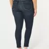 Curvy High-Rise Jeans-Leggings in dunkler Waschung Curvy High-Rise Jeans-Leggings in dunkler Waschung